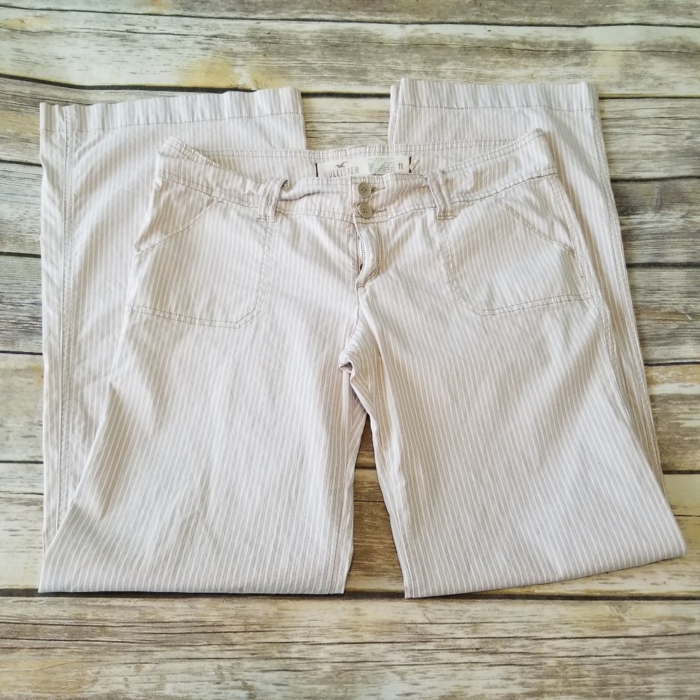 Striped Khaki Slacks